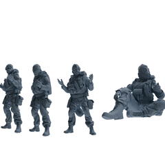 MRY-SFW SSTR312 Modern Counter-Terrorism SWAT Breacher Conversation Four-Person Group