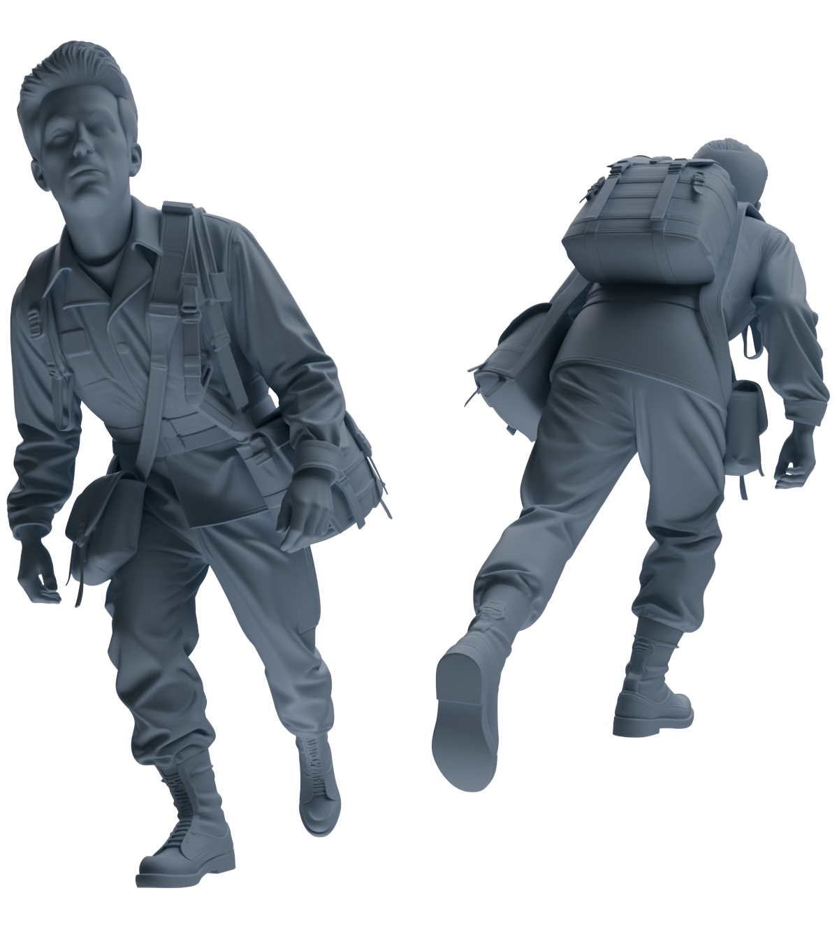 MRY-SFW SSTR059 Miniatures Soldier Model Kit Hacksaw Ridge Rescue Story WWII U.S. Army Six-Person Frontline Group