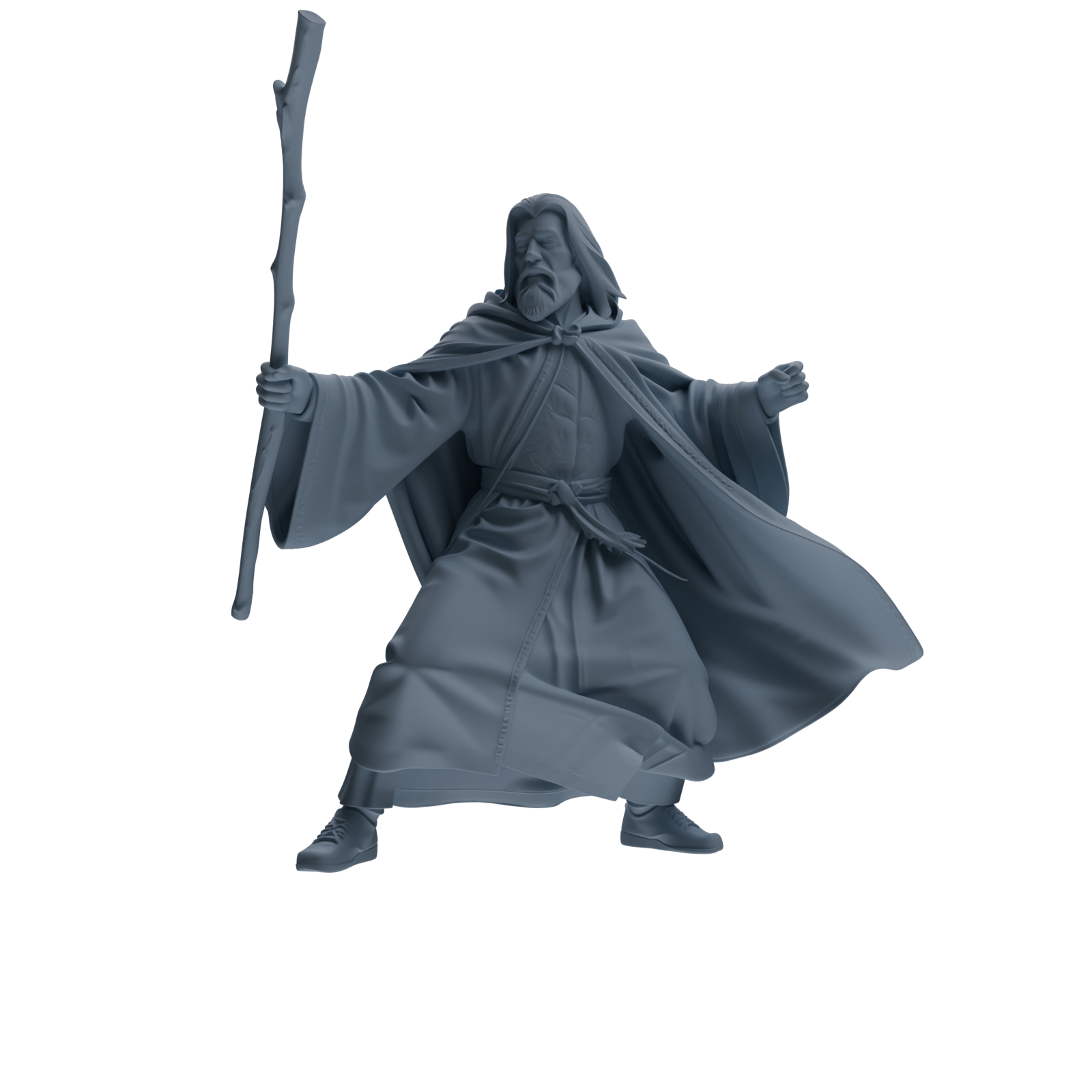 MRY-SFW SSTR292 Medieval Merlin Wizard Battle Four-Person Group