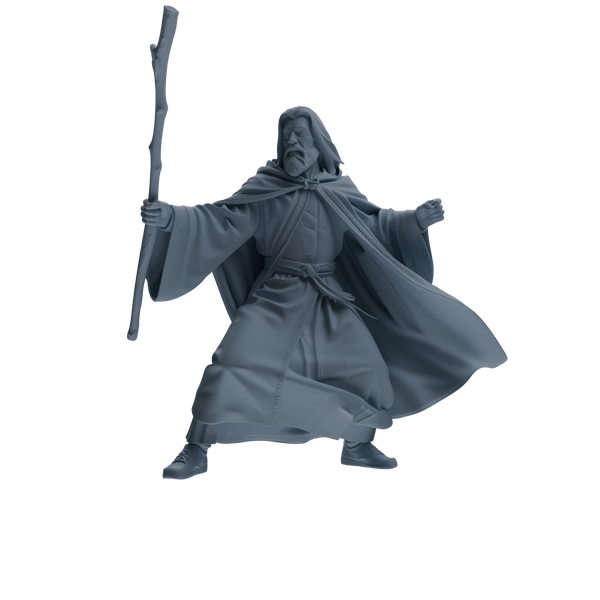 MRY-SFW SSTR292 Medieval Merlin Wizard Battle Four-Person Group