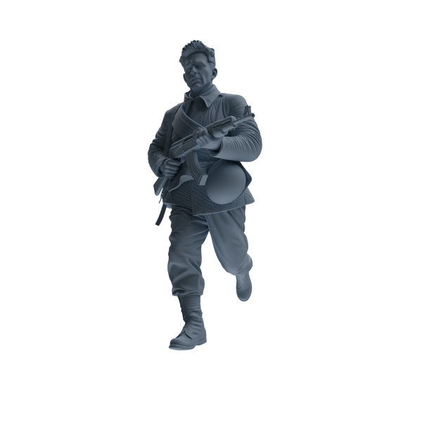 MRY-SFW SSTR106 Miniatures Soldier Model Kit Enemy at Stalingrad WWII Soviet Soldiers Frontline Four-Person Group