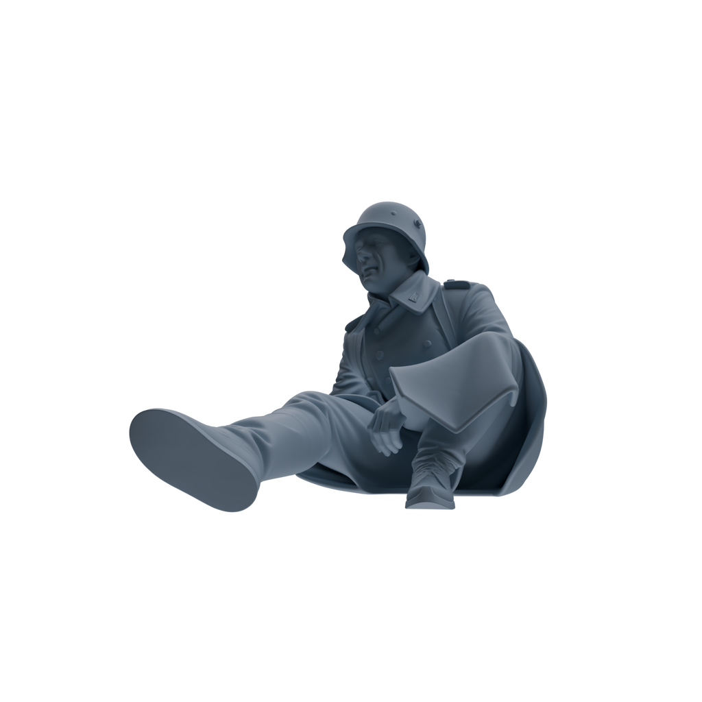 MRY-SFW SSTR211 WWII German Wounded Soldiers Four-Person Group