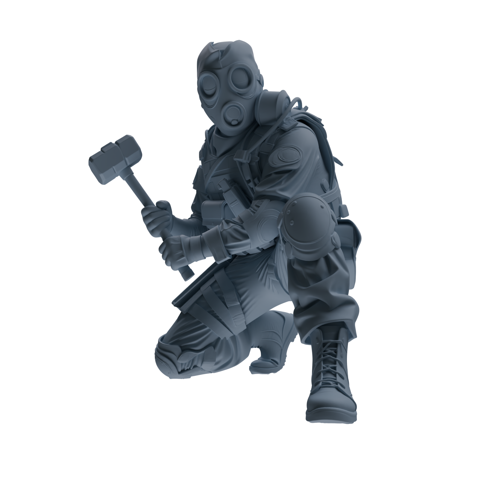 MRY-SFW SSTR340 Modern Counter-Terrorism SWAT Breacher Combat Four-Person Group