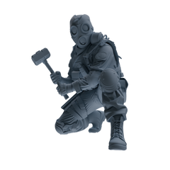 MRY-SFW SSTR340 Modern Counter-Terrorism SWAT Breacher Combat Four-Person Group