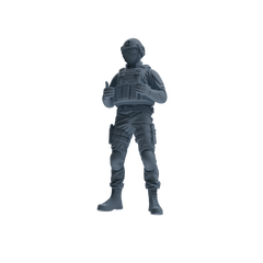 MRY-SFW SSTR347 Modern American Mercenary Conversation Four-Person Group