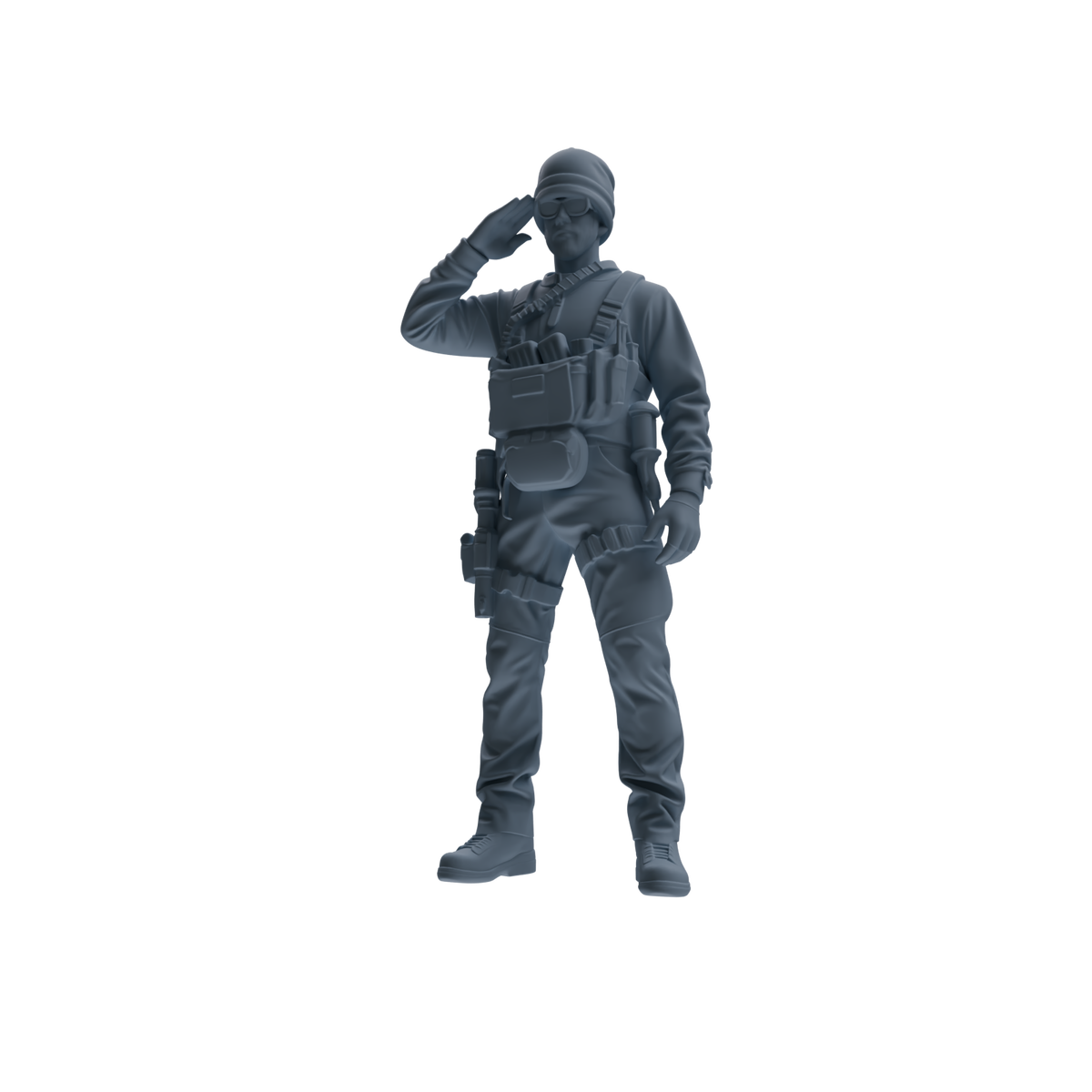 MRY-SFW SSTR389 Modern U.S. Special Forces Garrison Four-Person Group — detail view 4