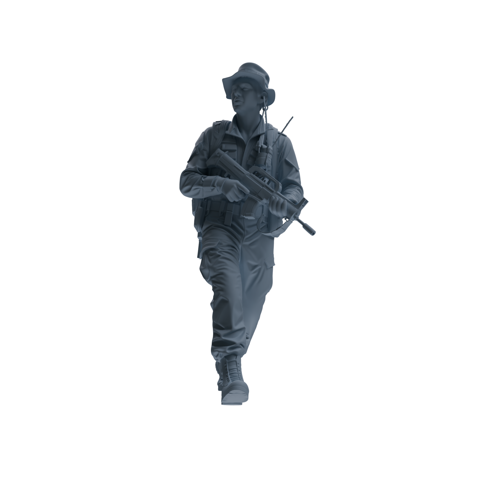 MRY-SFW SSTR144 Miniatures Soldier Model Kit War of Hyenas Modern Canadian Army Four-Person Patrol Group