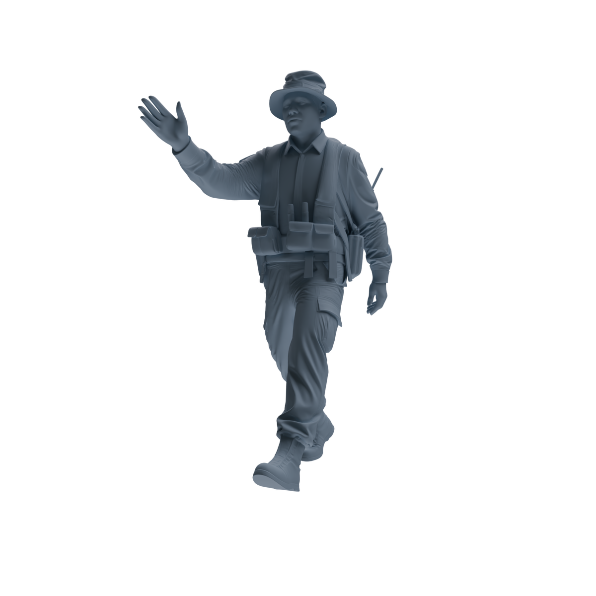 MRY-SFW SSTR146 Miniatures Soldier Model Kit War of Hyenas Modern Canadian Army Four-Person Tactics Group — detail view 3