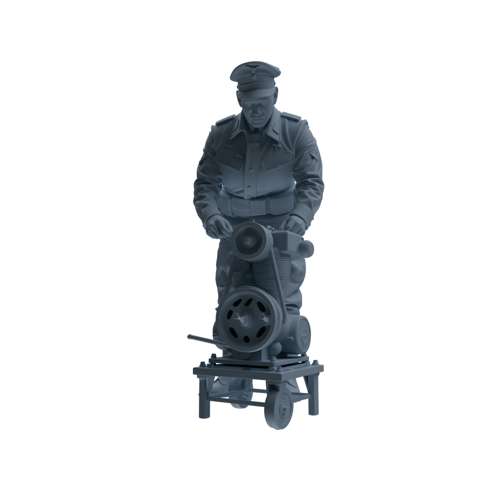 MRY-SFW SSTR252 WWI British Army Logistics Soldier Maintenance Four-Person Group