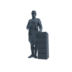 MRY-SFW SSTR261 WWI French Army Logistics Soldier Combat Readiness Four-Person Group