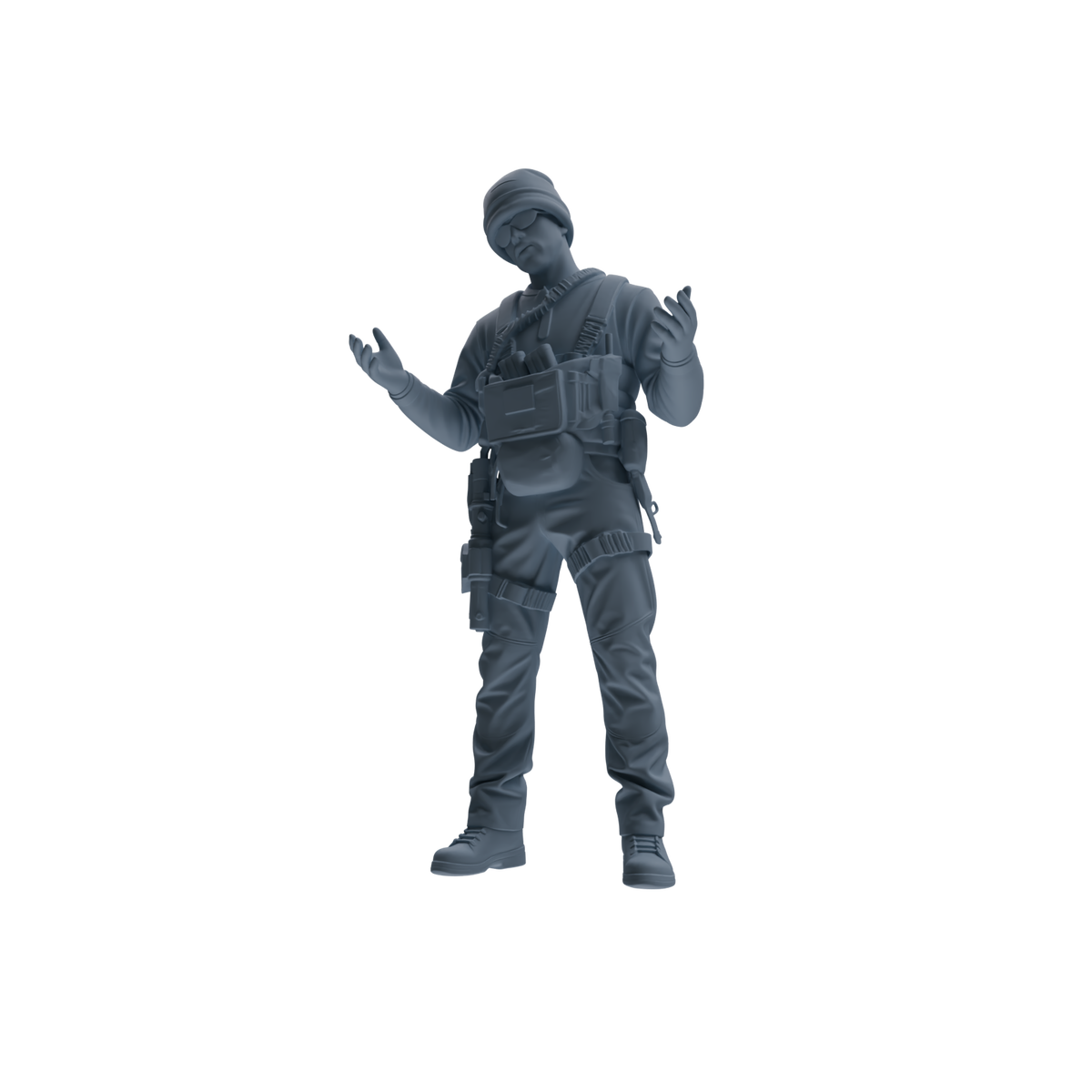 MRY-SFW SSTR381 Modern U.S. Special Forces Conversation 2 Four-Person Group — detail view 3