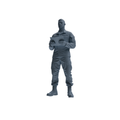 MRY-SFW SSTR246 Modern U.S. Army Logistics Soldier Picnic Three-Person Group