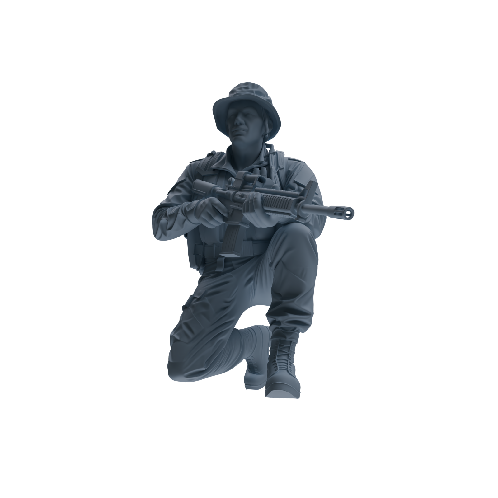 MRY-SFW SSTR140 Miniatures Soldier Model Kit War of Hyenas Modern Canadian Army Four-Person Urban Combat Group