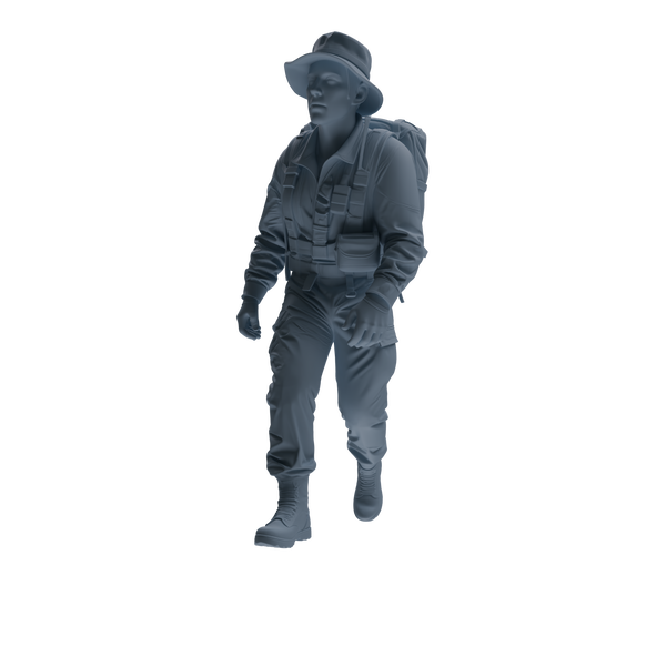 MRY-SFW SSTR138 Miniatures Soldier Model Kit War of Hyenas Modern Canadian Army Four-Person Hiking Group