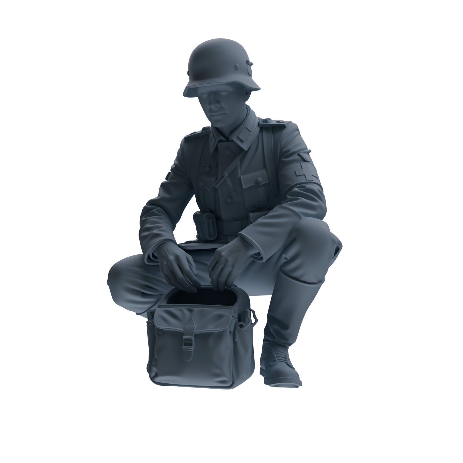 MRY-SFW SSTR217 WWII German Medic Four-Person Group