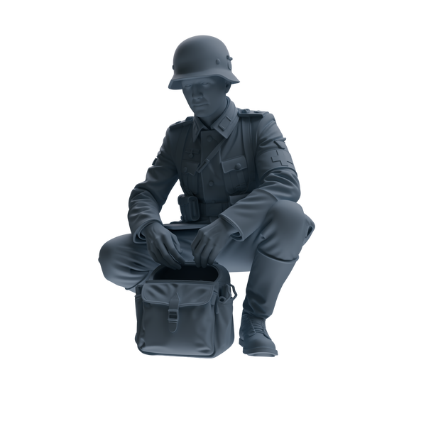 MRY-SFW SSTR217 WWII German Medic Four-Person Group
