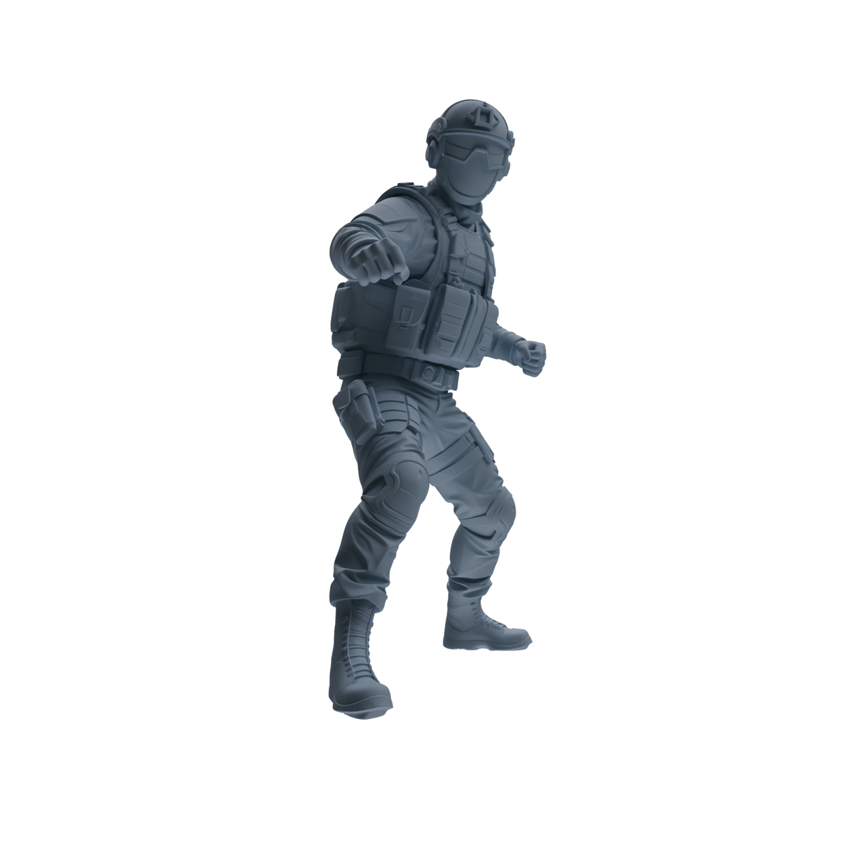 MRY-SFW SSTR346 Modern American Mercenary Combat Four-Person Group — detail view 3