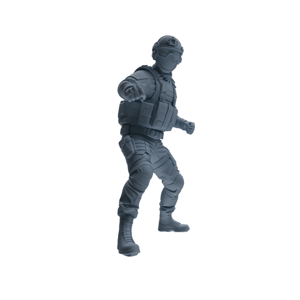 MRY-SFW SSTR346 Modern American Mercenary Combat Four-Person Group