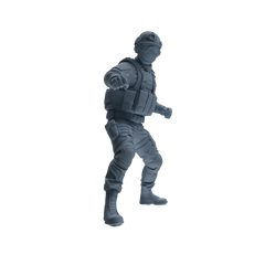MRY-SFW SSTR346 Modern American Mercenary Combat Four-Person Group