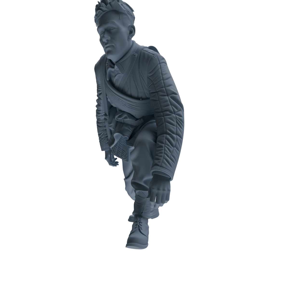 MRY-SFW SSTR105 Miniatures Soldier Model Kit Enemy at Stalingrad WWII Soviet Soldiers Ambush Six-Person Group — detail view 3