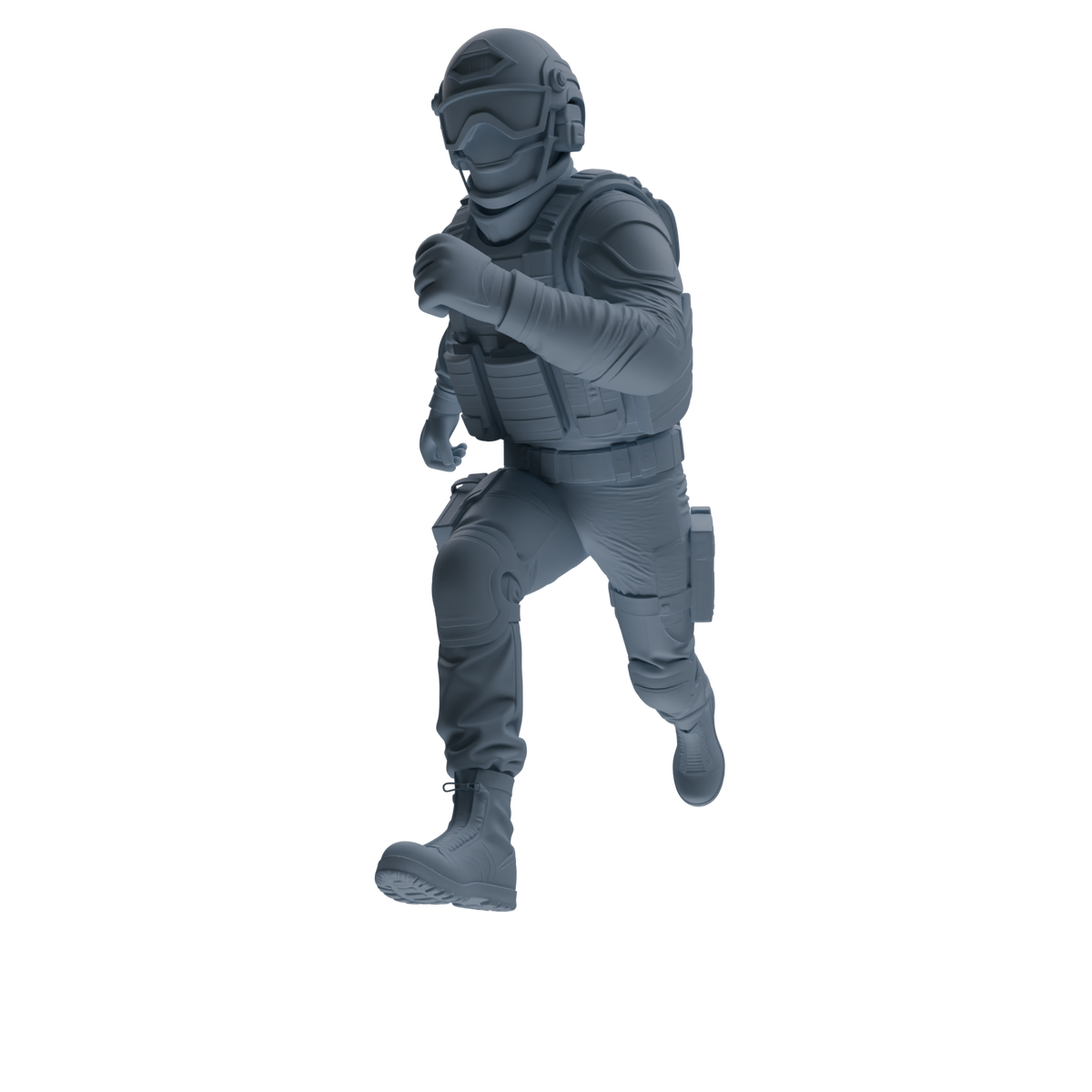 MRY-SFW SSTR360 Modern American Mercenary Combat Four-Person Group — detail view 3