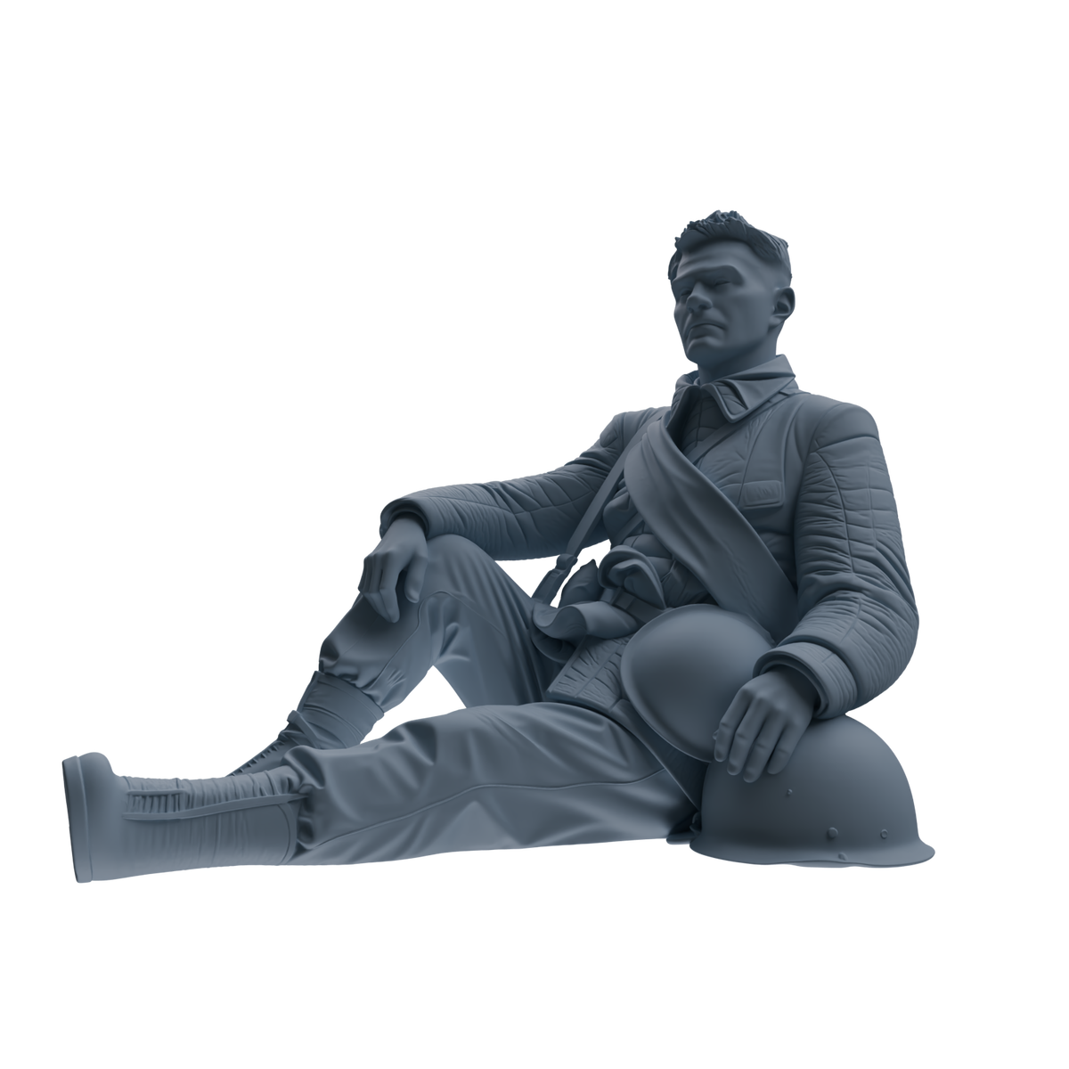 MRY-SFW SSTR107 Miniatures Soldier Model Kit Enemy at Stalingrad WWII Soviet Soldiers Reconnaissance Six-Person Group — detail view 3