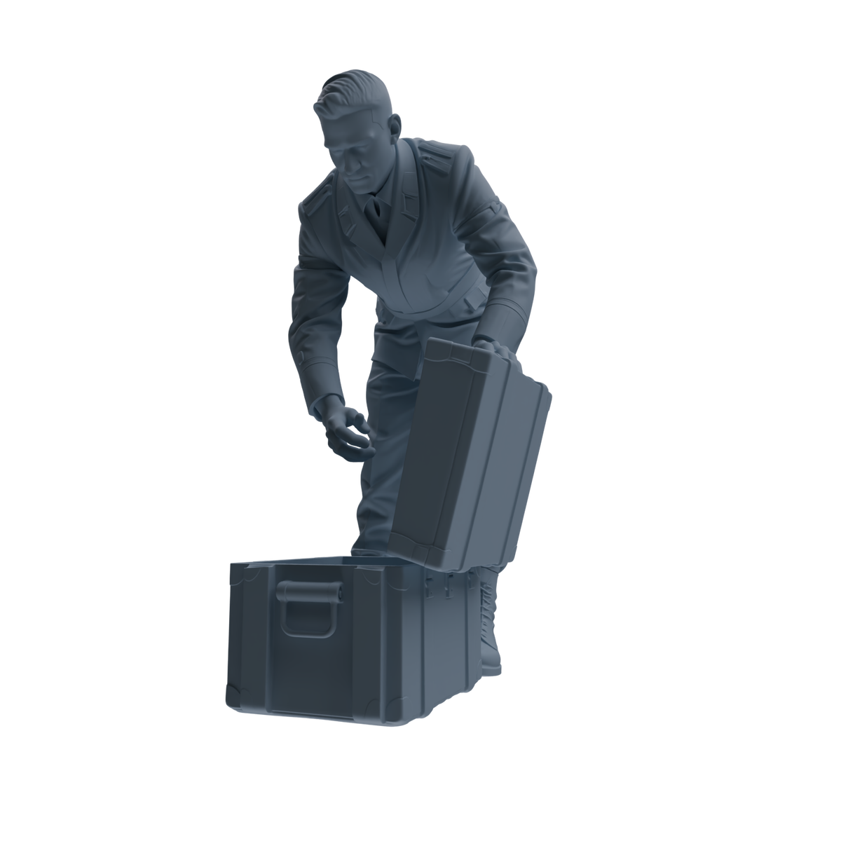 MRY-SFW SSTR234 Modern German Army Logistics Soldier Combat Readiness Four-Person Group — detail view 3