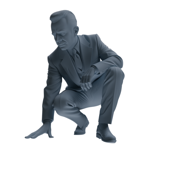 MRY-SFW SSTR124 Miniatures Soldier Model Kit Boston Attack Modern Boston Police Four-Person Reconnaissance Group 2