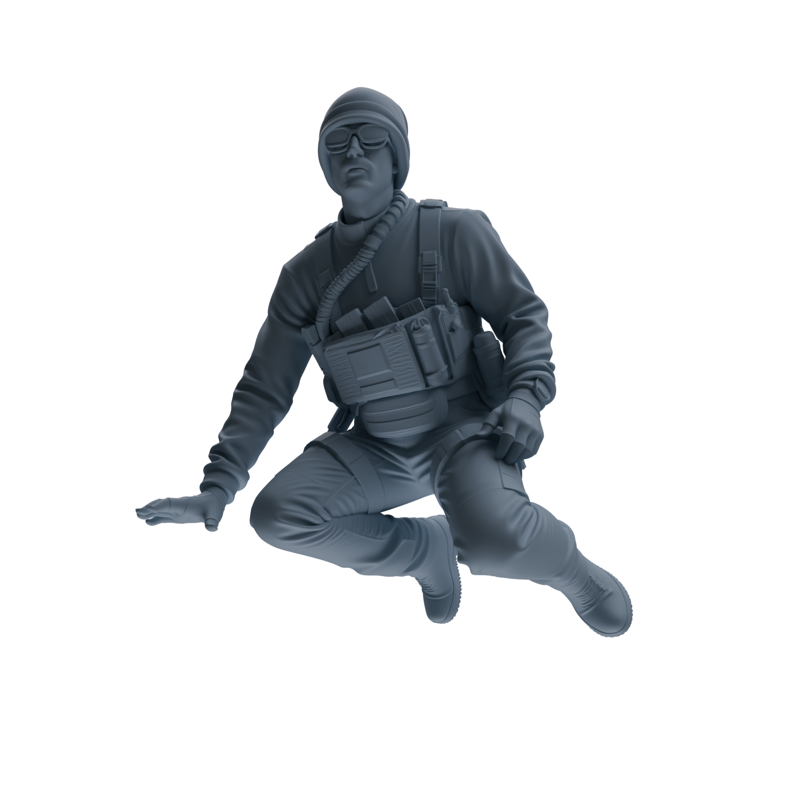 MRY-SFW SSTR383 Modern U.S. Special Forces Wounded Three-Person Group