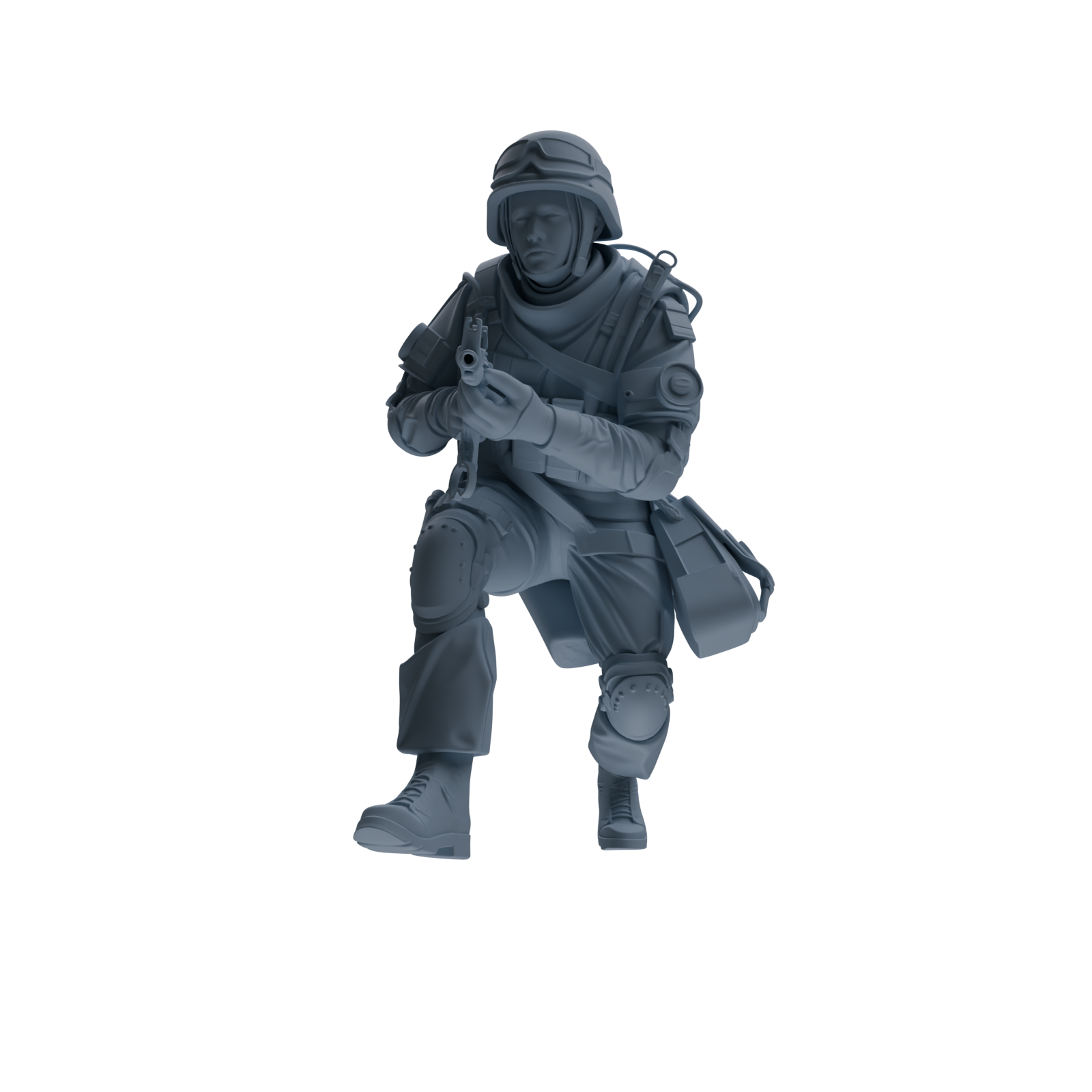 MRY-SFW SSTR327 Modern Counter-Terrorism SWAT Fire Support Operator Combat 3 Four-Person Group