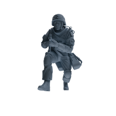 MRY-SFW SSTR327 Modern Counter-Terrorism SWAT Fire Support Operator Combat 3 Four-Person Group