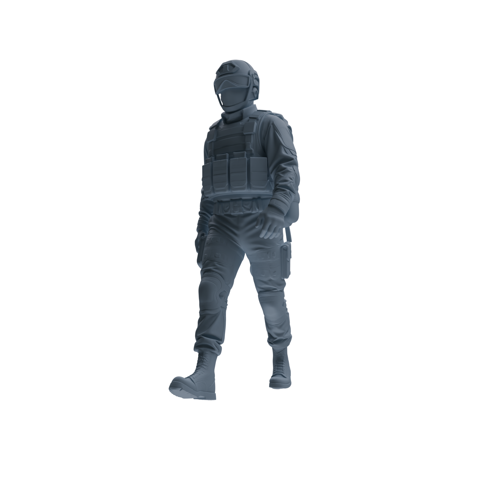 MRY-SFW SSTR345 Modern American Mercenary Carrying 2 Four-Person Group