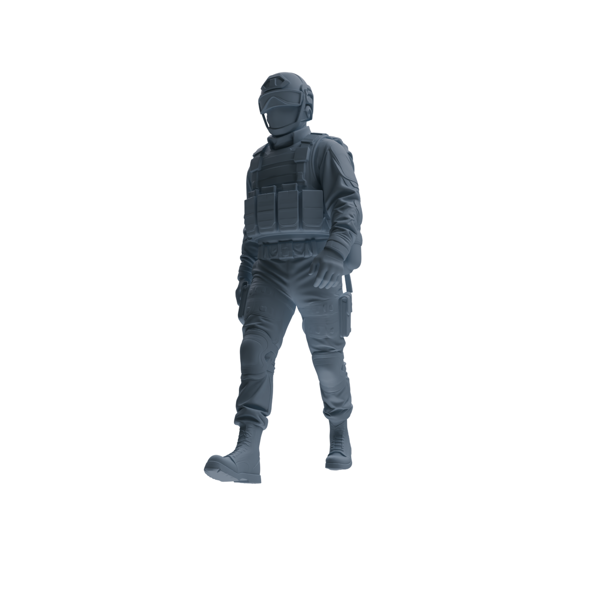MRY-SFW SSTR345 Modern American Mercenary Carrying 2 Four-Person Group — detail view 3