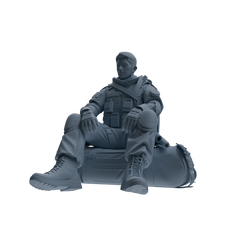 MRY-SFW SSTR333 Modern Counter-Terrorism SWAT Fire Support Operator Rest 3 Four-Person Group