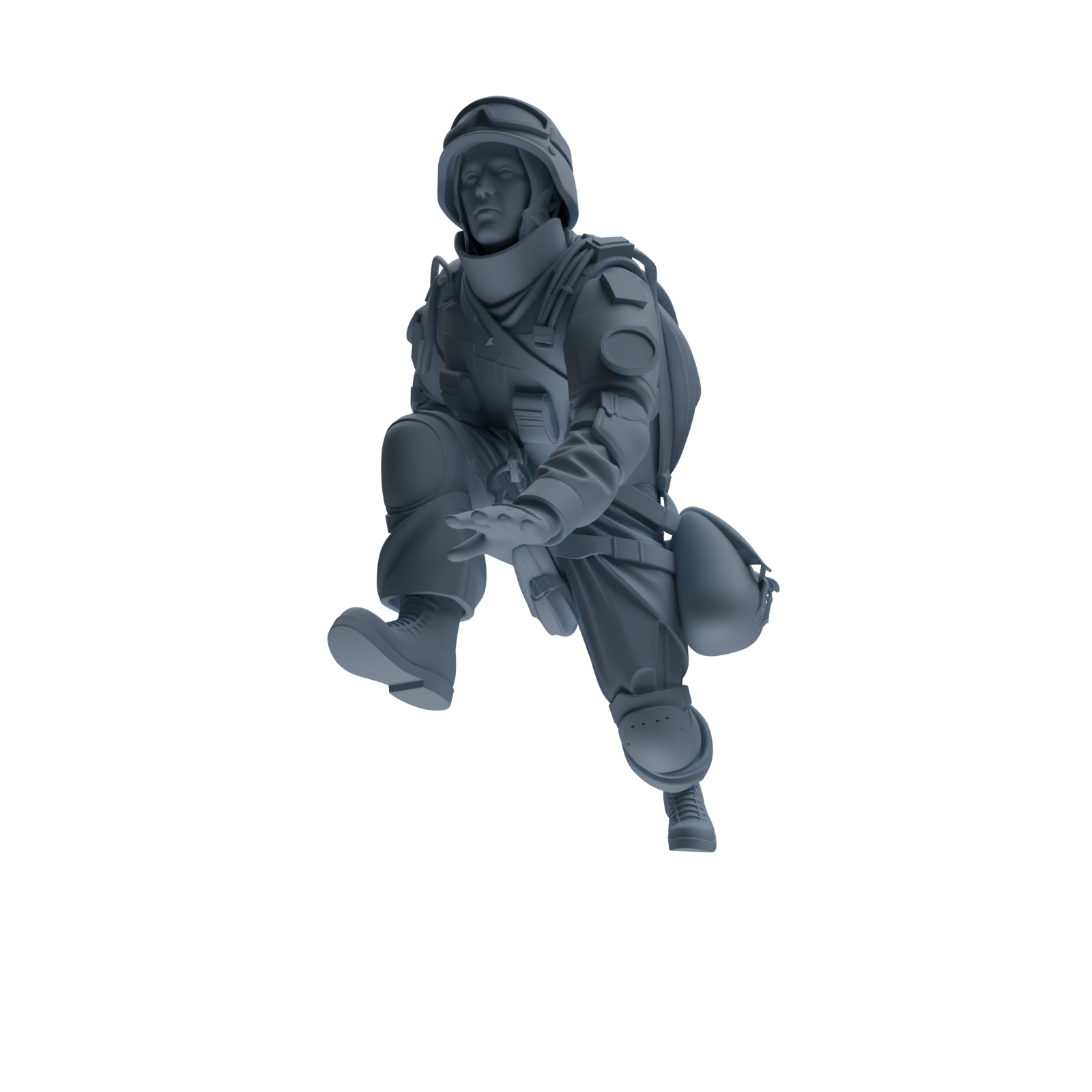 MRY-SFW SSTR331 Modern Counter-Terrorism SWAT Fire Support Operator Rest Four-Person Group