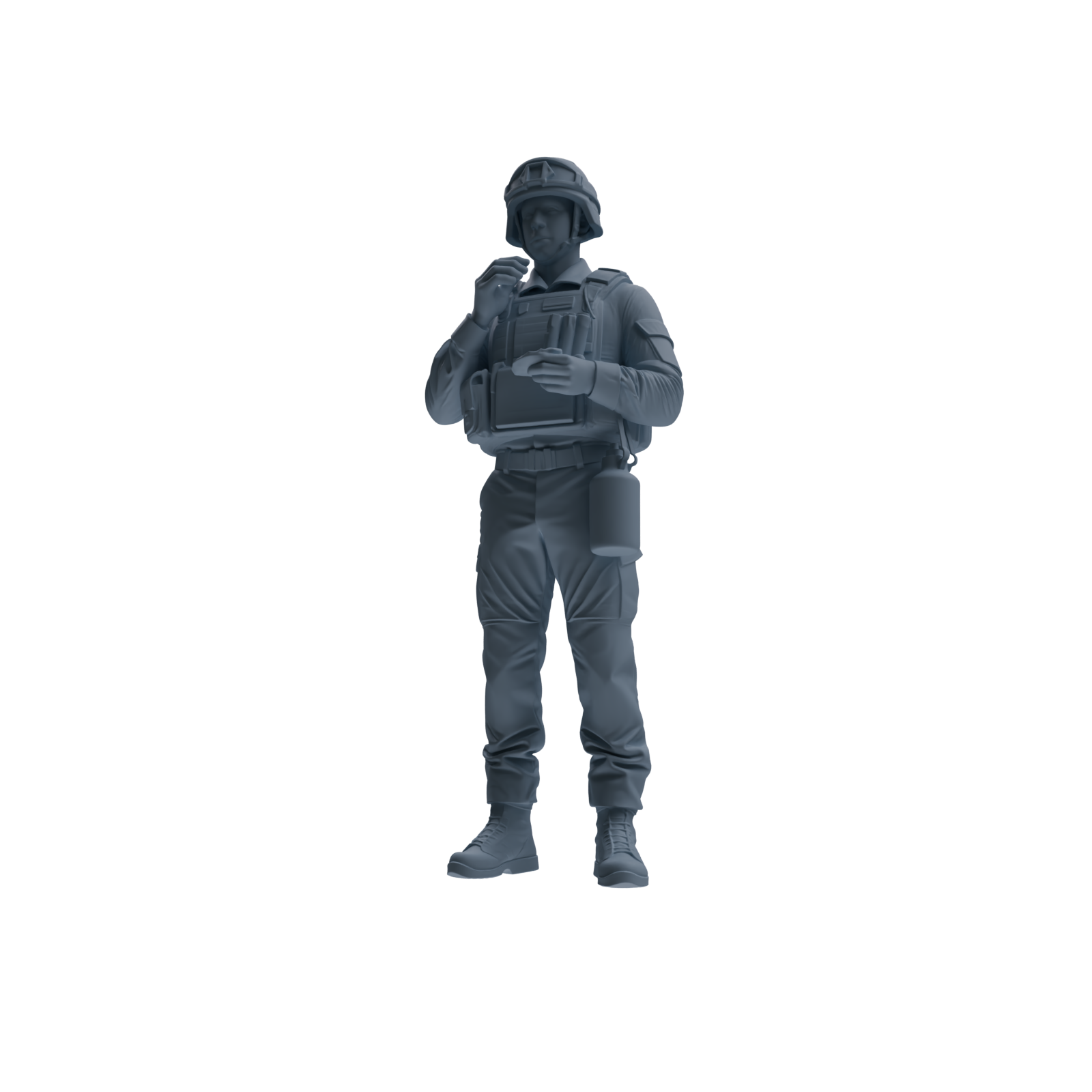 MRY-SFW SSTR238 Modern French Army Logistics Soldier Picnic Four-Person Group