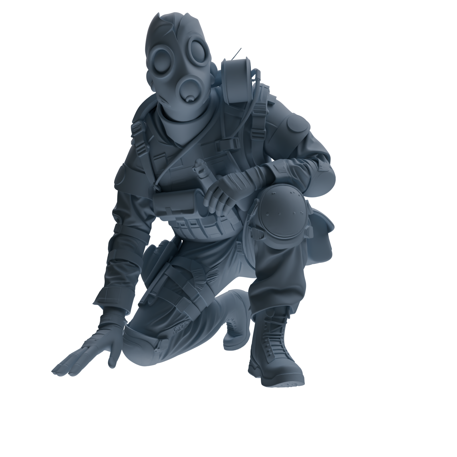 MRY-SFW SSTR343 Modern Counter-Terrorism SWAT Breacher Combat 4 Four-Person Group