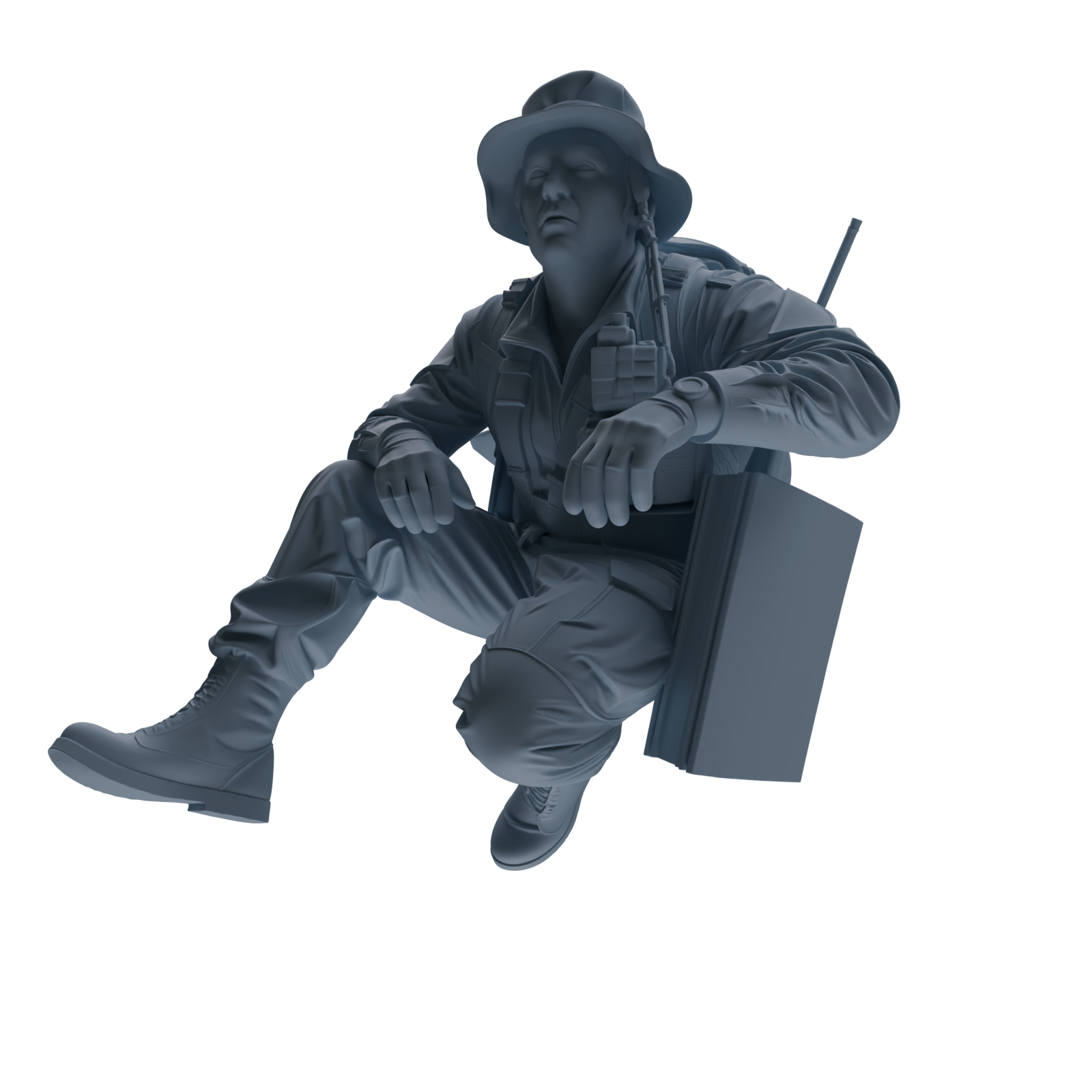 MRY-SFW SSTR136 Miniatures Soldier Model Kit War of Hyenas Modern Canadian Army Four-Person Ambush Group