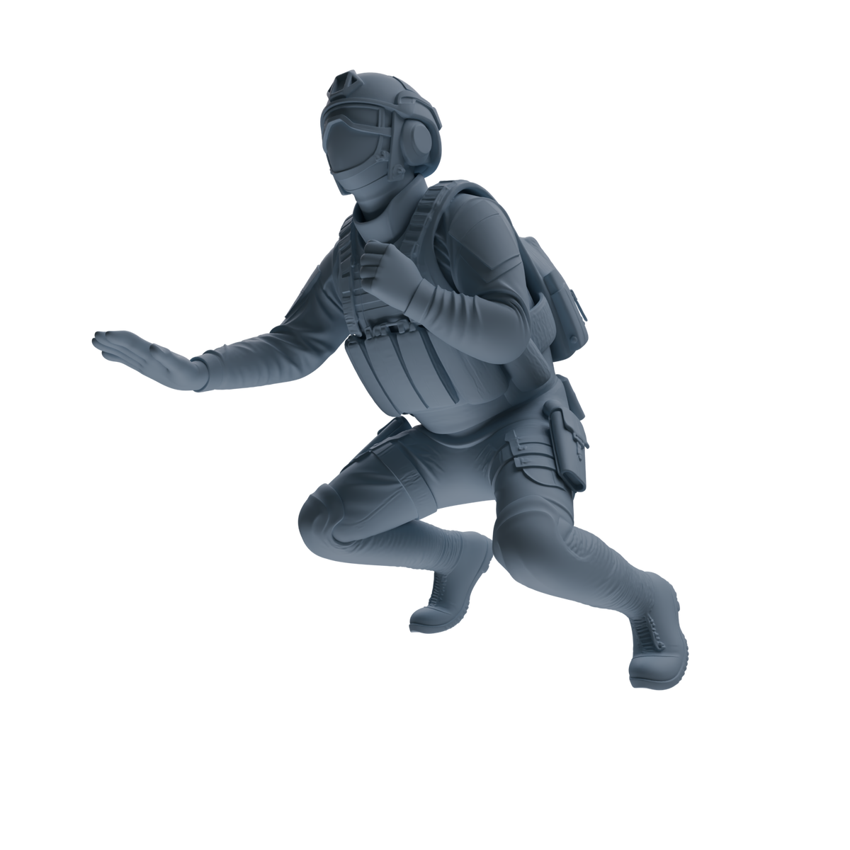 MRY-SFW SSTR361  Modern American Mercenary Combat 2 Four-Person Group — detail view 3