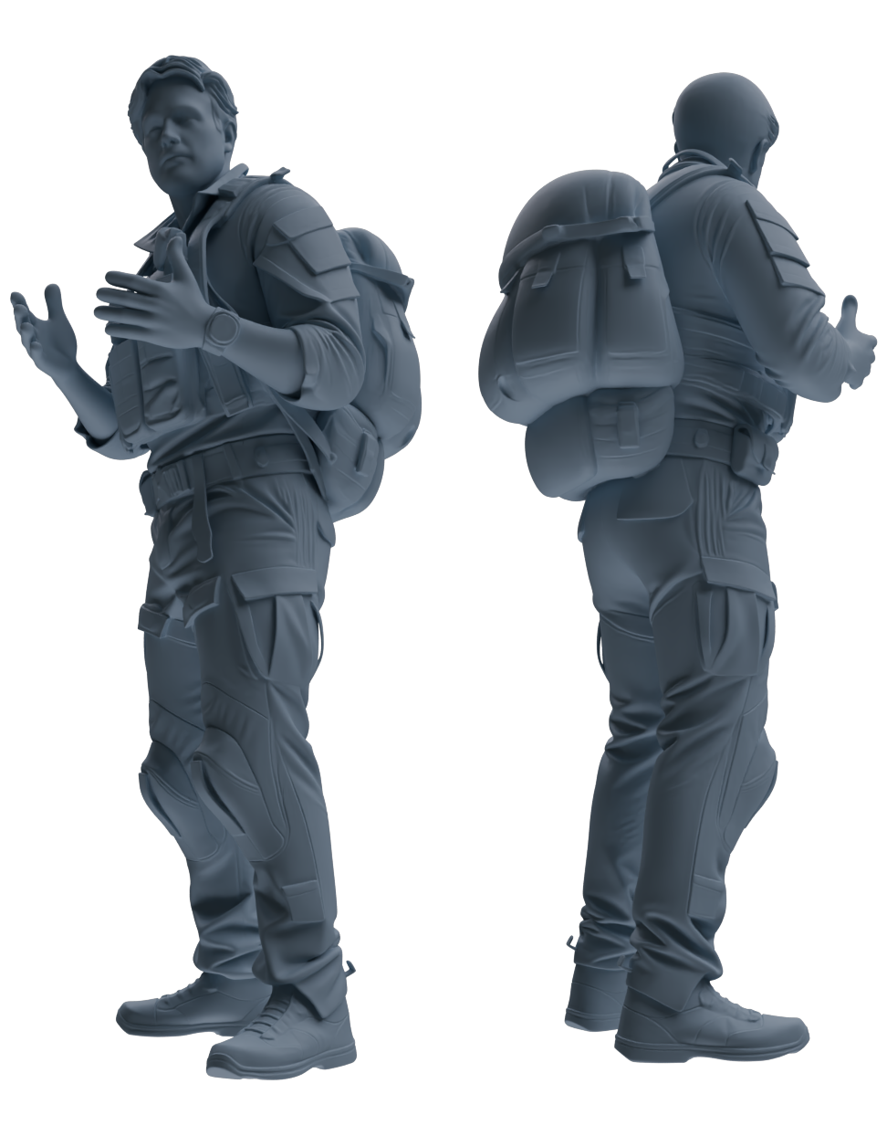 MRY-SFW SSTR010  Modern Navy SEAL Six-Person Conversation Group