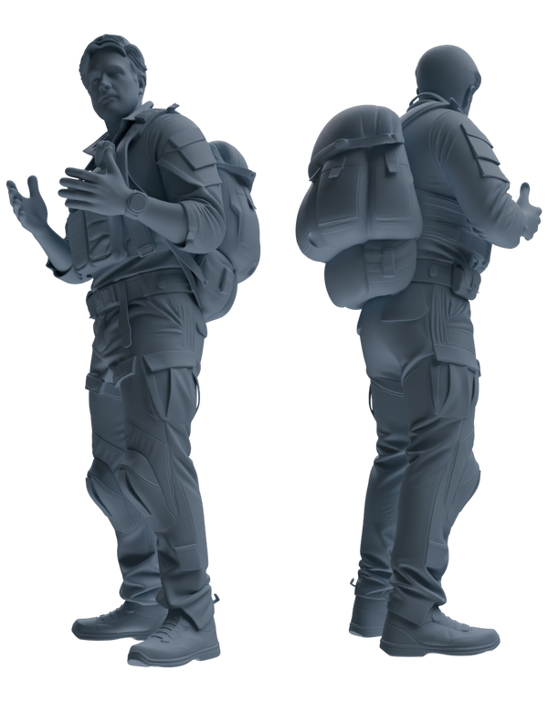 MRY-SFW SSTR010  Modern Navy SEAL Six-Person Conversation Group