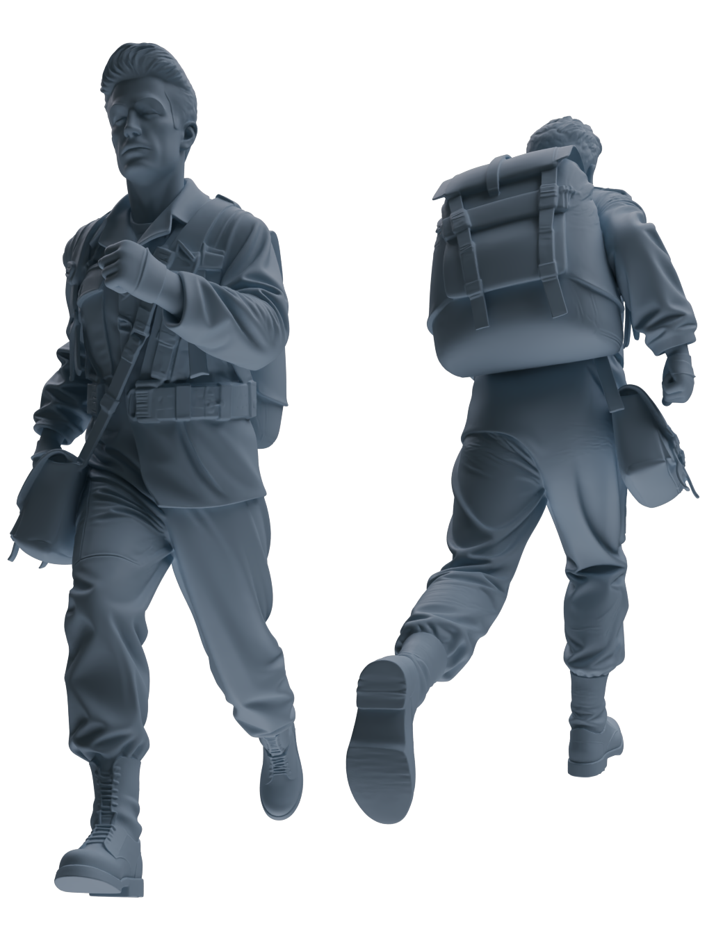 MRY-SFW SSTR062  Miniatures Soldier Model Kit Hacksaw Ridge Rescue Story WWII U.S. Army Six-Person Training Group