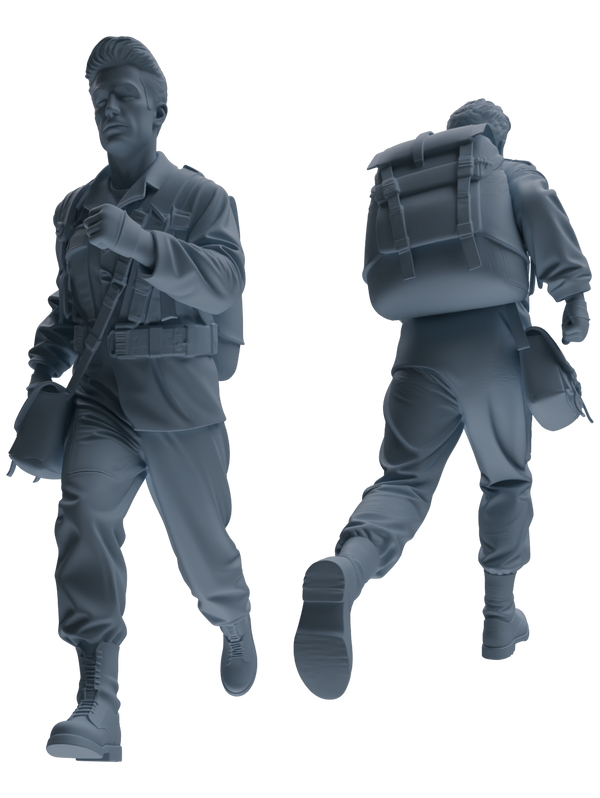 MRY-SFW SSTR062  Miniatures Soldier Model Kit Hacksaw Ridge Rescue Story WWII U.S. Army Six-Person Training Group