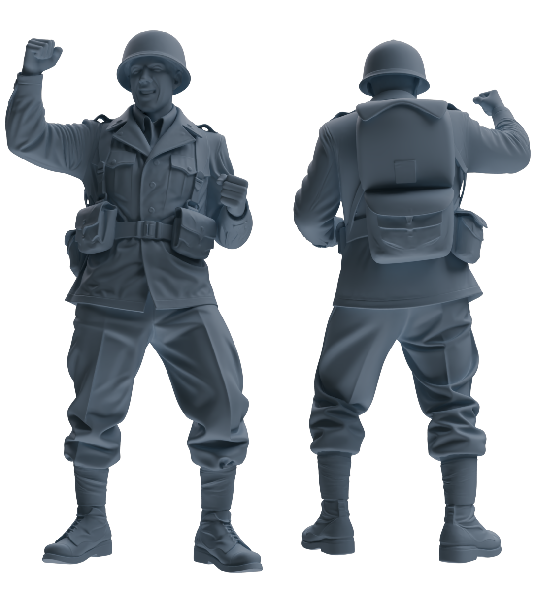 MRY-SFW SSTR060 Miniatures Soldier Model Kit Hacksaw Ridge Rescue Story WWII U.S. Army Six-Person Celebrating Group