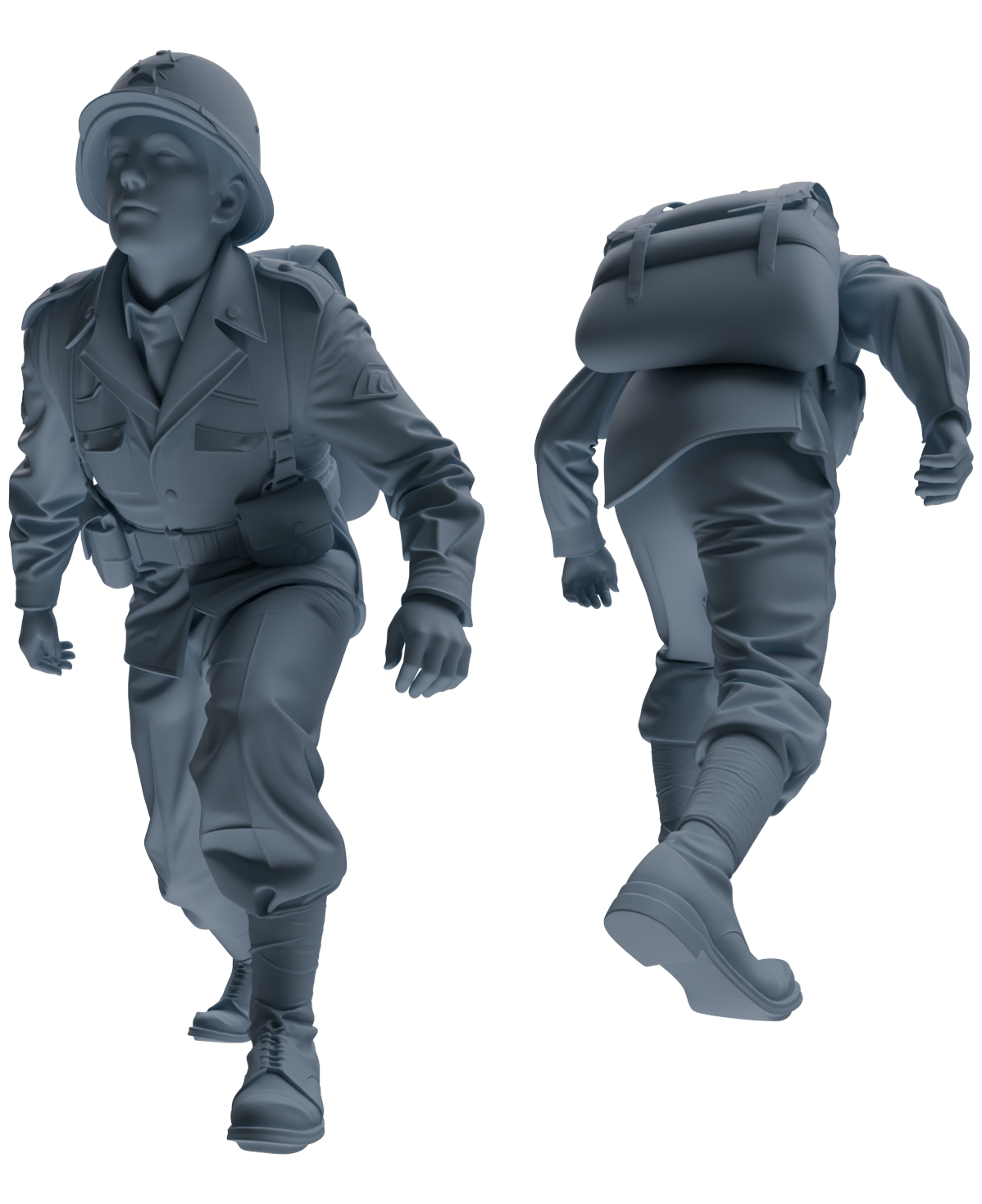 MRY-SFW SSTR064 Miniatures Soldier Model Kit Hacksaw Ridge Rescue Story WWII U.S. Army Three-Person Support Group