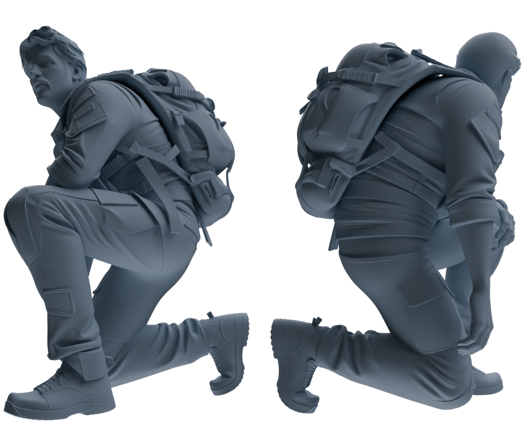 MRY-SFW SSTR015 Miniatures Soldier Model Kit Modern Navy SEAL Six-Person Ambush Group