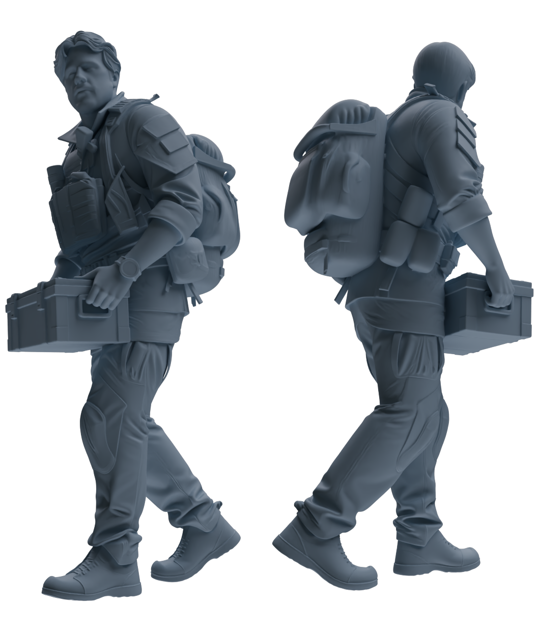 MRY-SFW SSTR009  Modern Navy SEAL Six-Person Logistics Group
