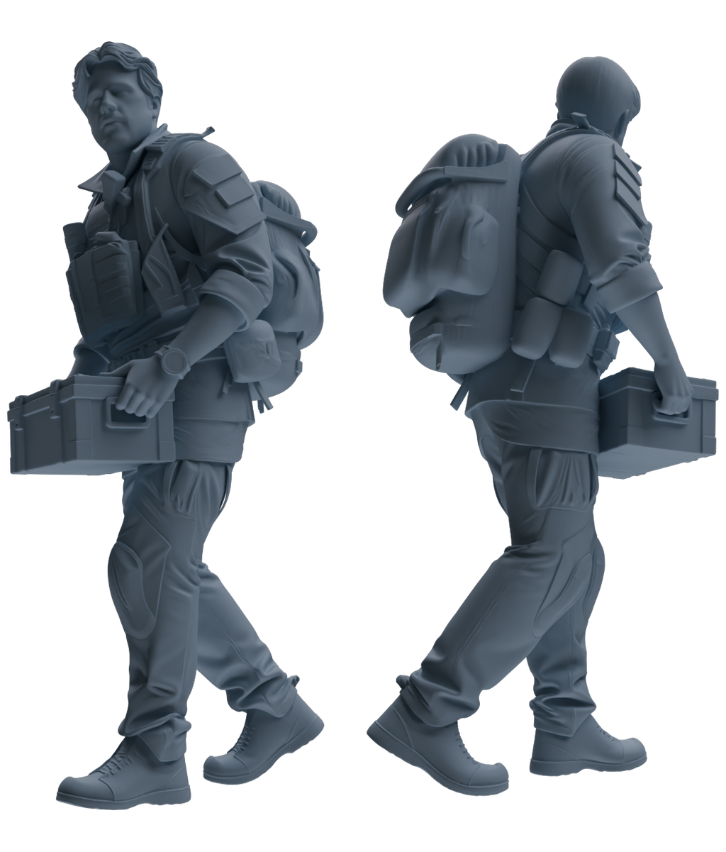 MRY-SFW SSTR009  Modern Navy SEAL Six-Person Logistics Group