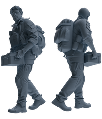 MRY-SFW SSTR009  Modern Navy SEAL Six-Person Logistics Group