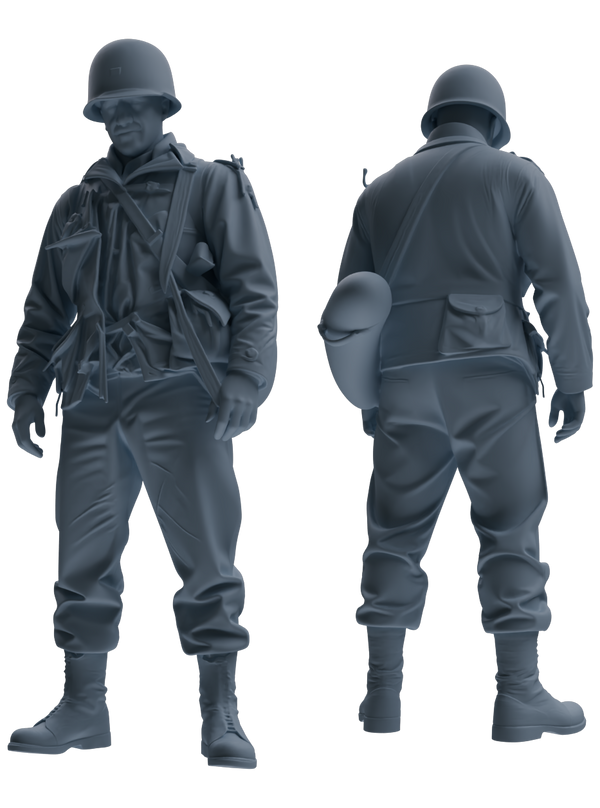MRY-SFW SSTR071 Miniatures Soldier Model Kit Saving Ryan in Normandy WWII U.S. Army Six-Person Praying Group
